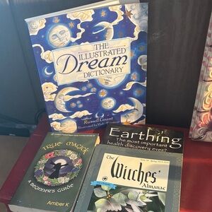 Set of 4 Books Magick Witches Earthing Dreams